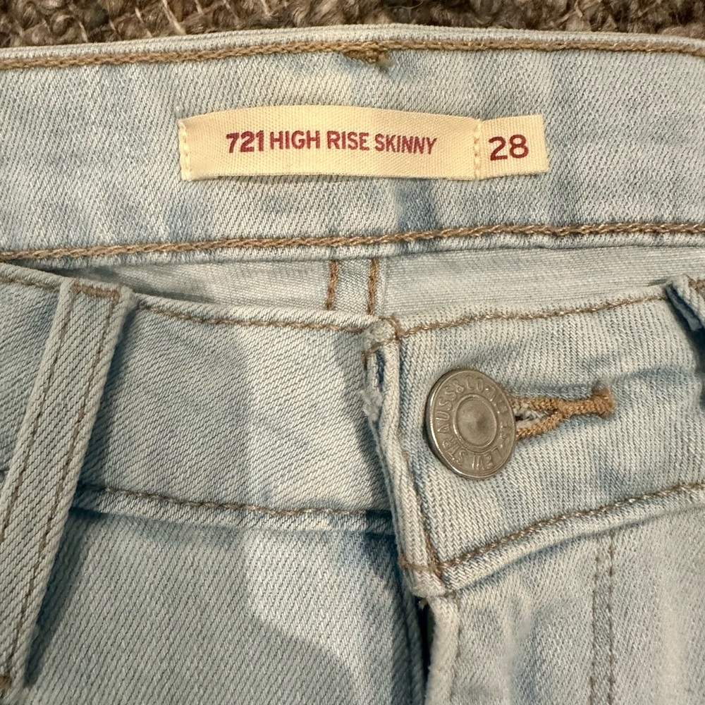 Levi’s 721 HIGH RISE SKINNY WOMEN'S JEANS Size 28 - Picture 8 of 14